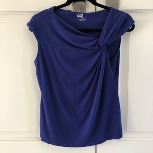 🛍️SALE 2 for $20 TOP Asymmetrical Twist Neckline T-shirt
